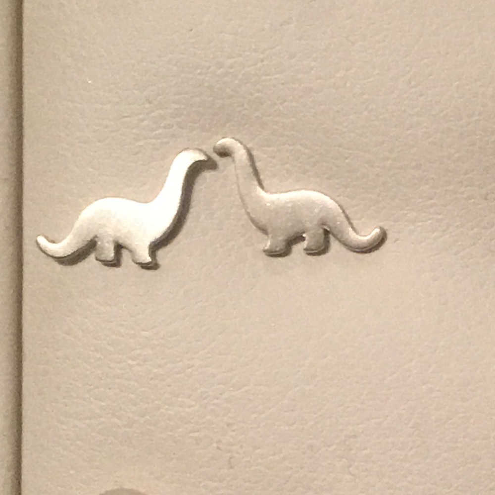 Dinosaur earrings